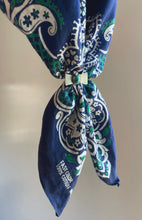 Bow Tie Bandana Slide - Variscite