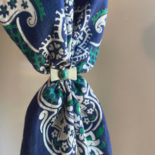 Bow Tie Bandana Slide - Variscite