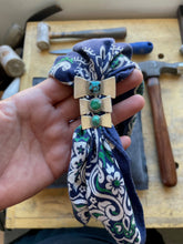 Bow Tie Bandana Slide - Variscite