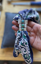 Bow Tie Bandana Slide - Variscite