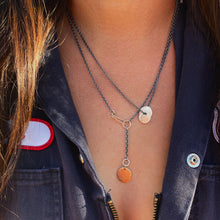Medallion Lariat ~14k, Adjustable