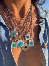Green Tourmaline Tablet Necklace