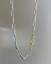 Handmade Silver Chain + 18k Gold Clasp