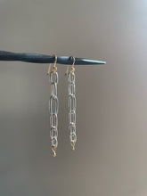 Handmade Chain Earrings Mixed Metal