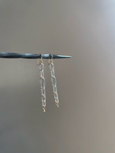 Handmade Chain Earrings Mixed Metal