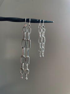 Handmade Chain Earrings Long