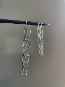 Handmade Chain Earrings Long