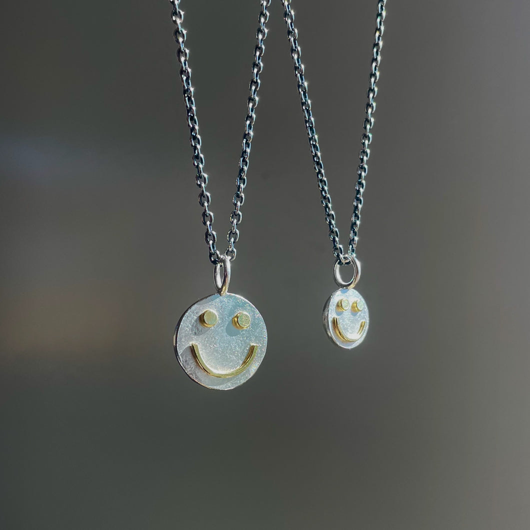 Large Happy Face Necklace – Sierra Keylin