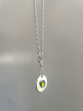 Medallion Necklace Green Tourmaline
