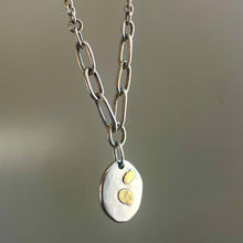 Medallion Necklace + 18k