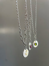 Medallion Necklace Green Tourmaline