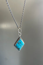 Turquoise Diamond Pendant