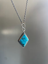 Turquoise Diamond Pendant