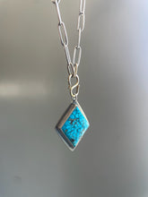 Turquoise Diamond Pendant