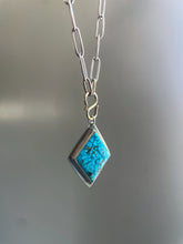 Turquoise Diamond Pendant