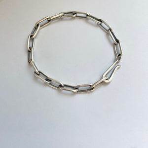 Handmade Silver Chain Bracelet - Heavy