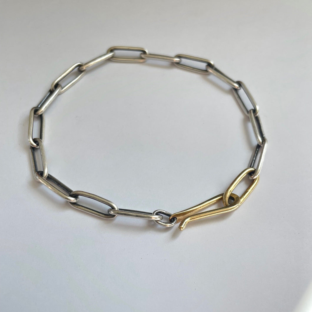 Handmade Chain Bracelet + 18k Clasp