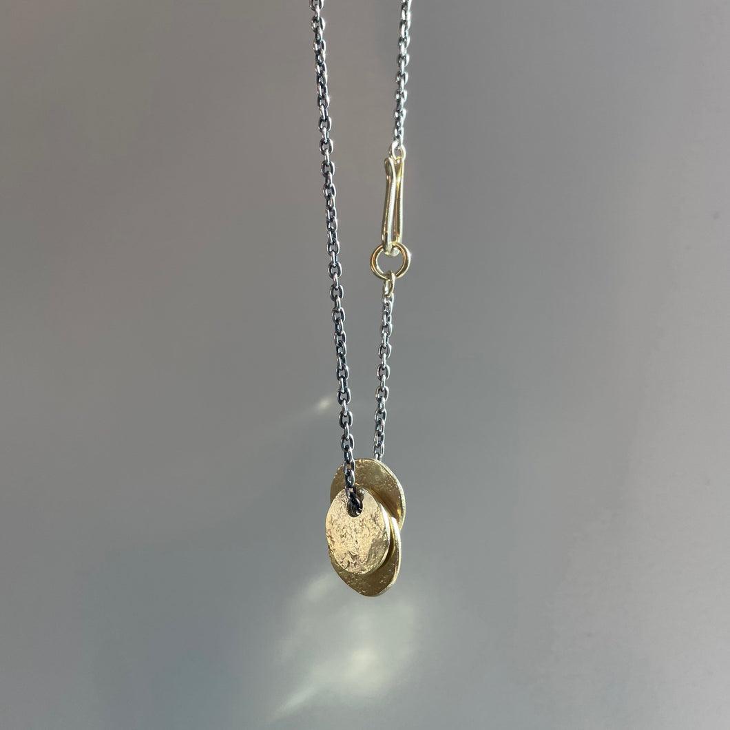 3 Golden Stones Necklace