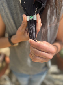 Bow Tie Bandana Slide - Variscite