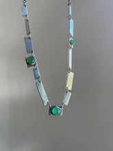 Tablets Collar Necklace Chrysoprase 18k