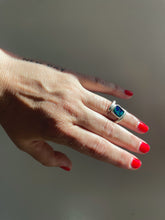 Azurite Malachite Wrap Ring