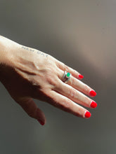 Gem Chrysoprase Wrap Ring