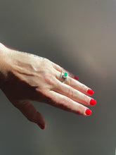 Gem Chrysoprase Wrap Ring