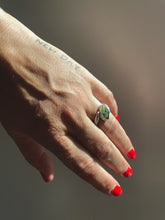 Green Turquoise Wrap Ring