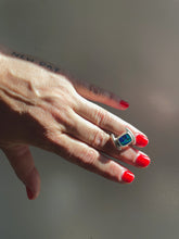 Azurite Malachite Wrap Ring