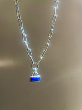 Lapis + Handmade Chain Necklace