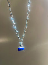 Lapis + Handmade Chain Necklace