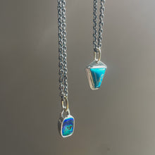 Azurite Malachite Pendant + 18k bail