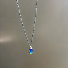 Azurite Malachite Pendant + 18k bail