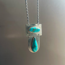 Turquoise Shield Necklace