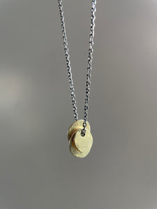 3 Golden Stones Necklace