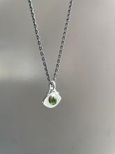 Green Tourmaline Eye Necklace