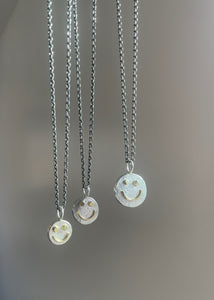 Tiny Happy Face Necklace