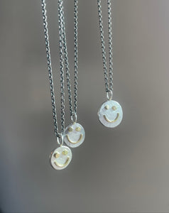 Large Happy Face Necklace