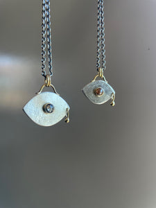 Diamond Crying Eye Necklace