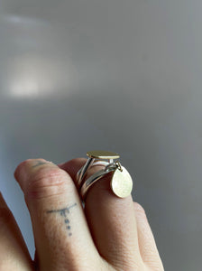 18k + Silver Monument Ring