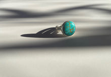 Turquoise Circle Monument Ring 7