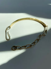 18k Contour Bracelet Handmade Silver Chain