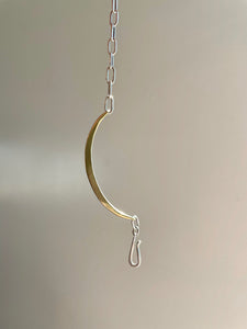18k Contour Bracelet Handmade Silver Chain