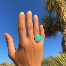 Turquoise Circle Monument Ring 7