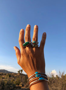 Turquoise Coil Ring