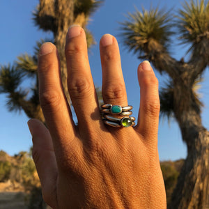 Turquoise Coil Ring