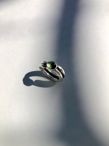 Tourmaline Coil Ring