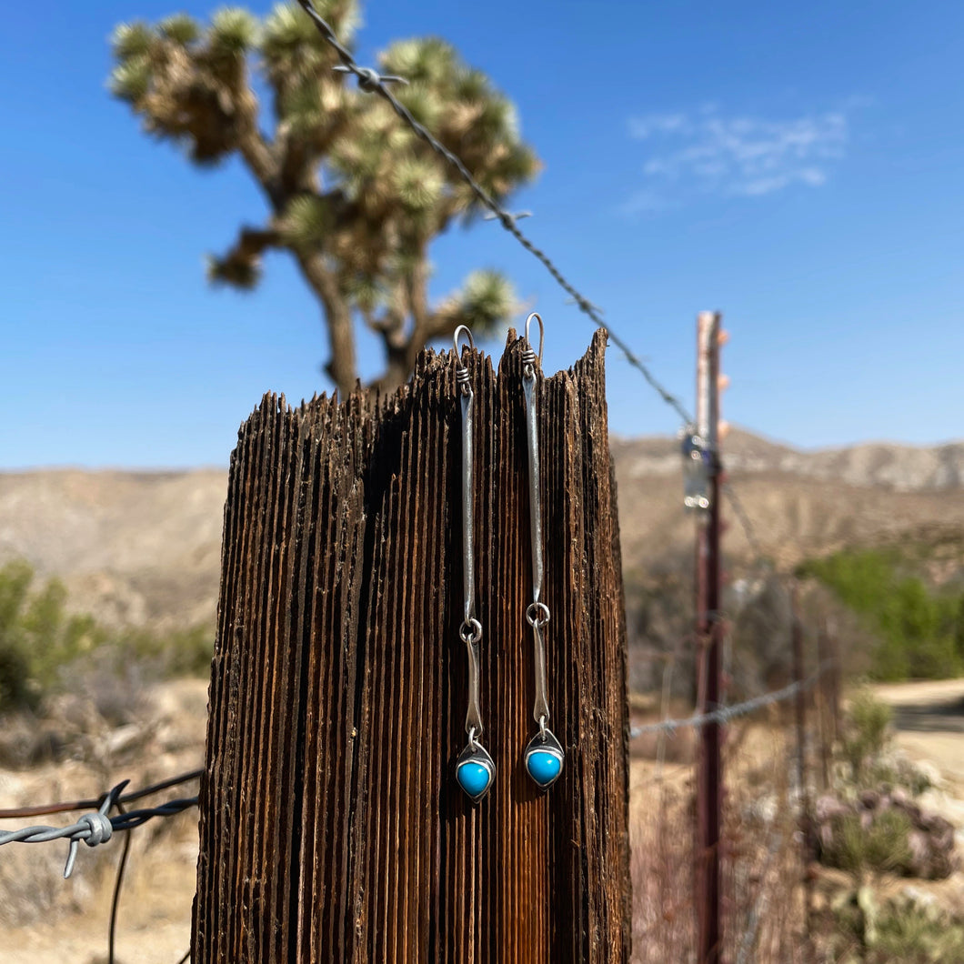 Mini Turquoise Drop Earrings