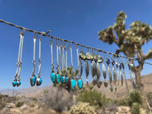 Articulated Stick Dangles Turquoise