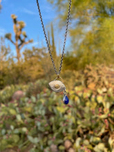 Lapis Crying Eye Necklace